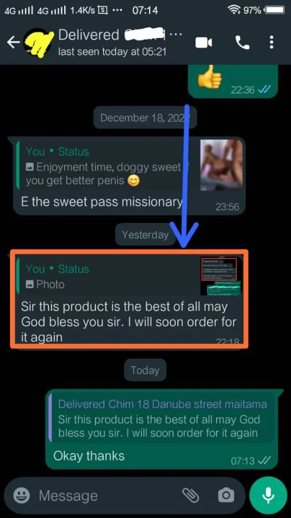 WhatsApp Testimonial