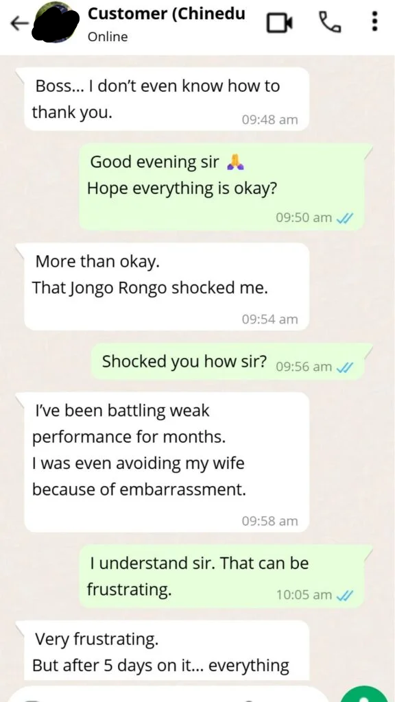 WhatsApp Testimonial